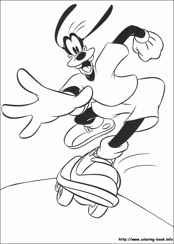 Goofy kolorowanki